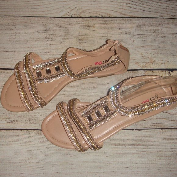JustFab Beaded Sandal 7.5 - Picture 2 of 6